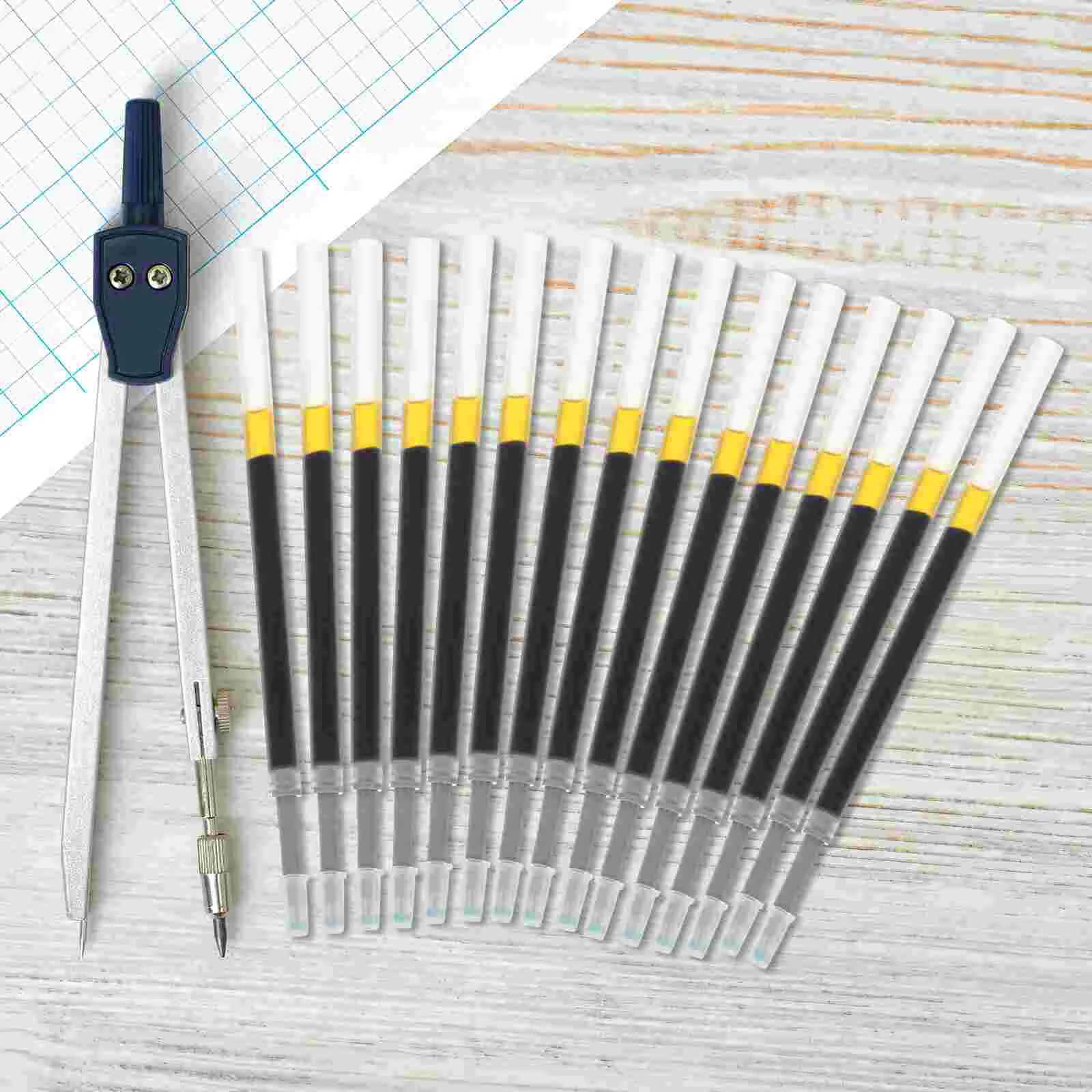 60 Pcs Gel Refill Pen Replacement Refillable Fine Tip Writing Refills Liquid Decorative
