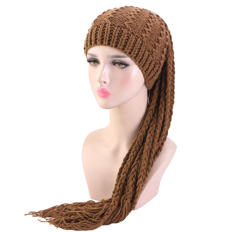 Cappello da donna unisex lavorato a maglia caldo cappello a treccia cappelli a cuffia cofano berretto da chemio hip-hop cappello da uomo cappello da ballo per feste africane maschili femminili