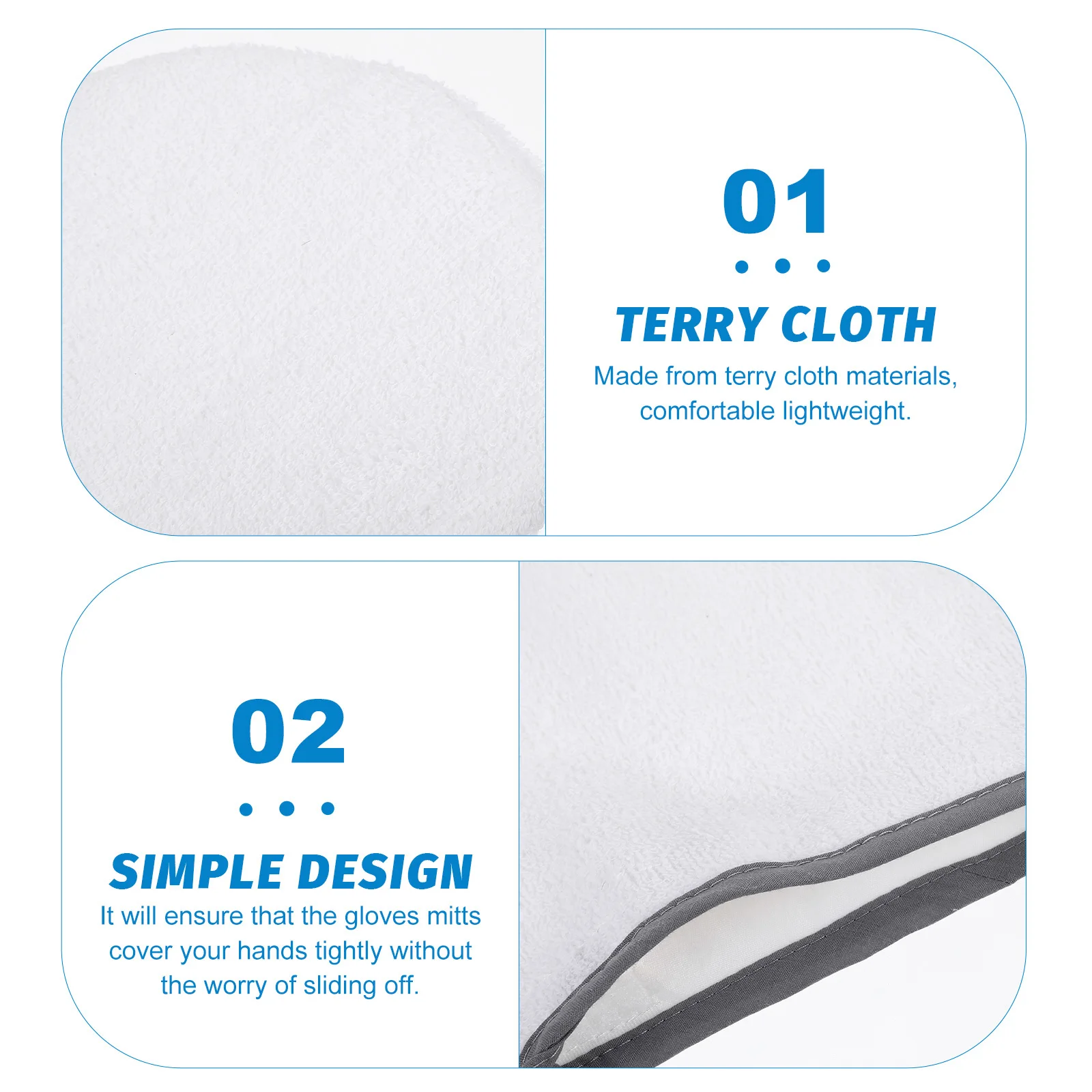 파라핀 왁스 장갑 1쌍, 손 관리용, 매니큐어, 네일 아트, 스파용, 파라핀 왁스 미트, 손 관리 미트