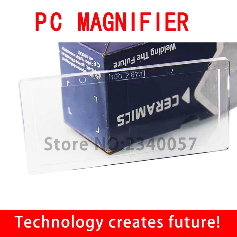 Lente d'ingrandimento per PC strumenti di saldatura lente per PC materiale PC trasparente 0.75/1.0/1.5/2.0/2.5/3.0 diottria saldatura casco maschera lente Eye-Prot