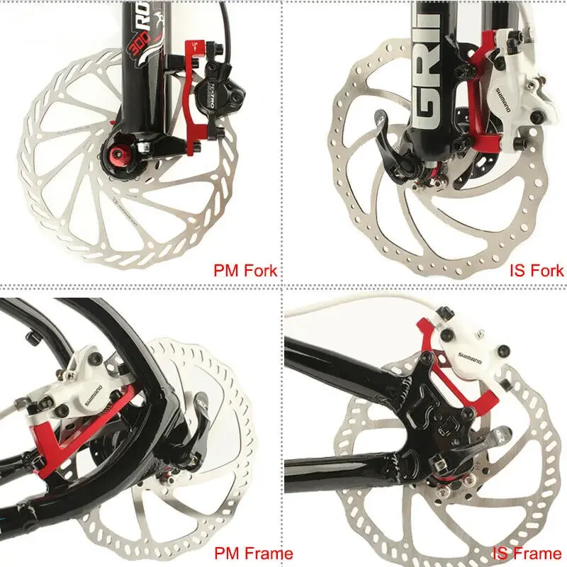 MTB Bike 160mm 140mm Disc Brake Hydraulic CenterLine Brake Rotor 180mm 203mm Front Rear Bike Caliper Adapter Bicycle Accessories