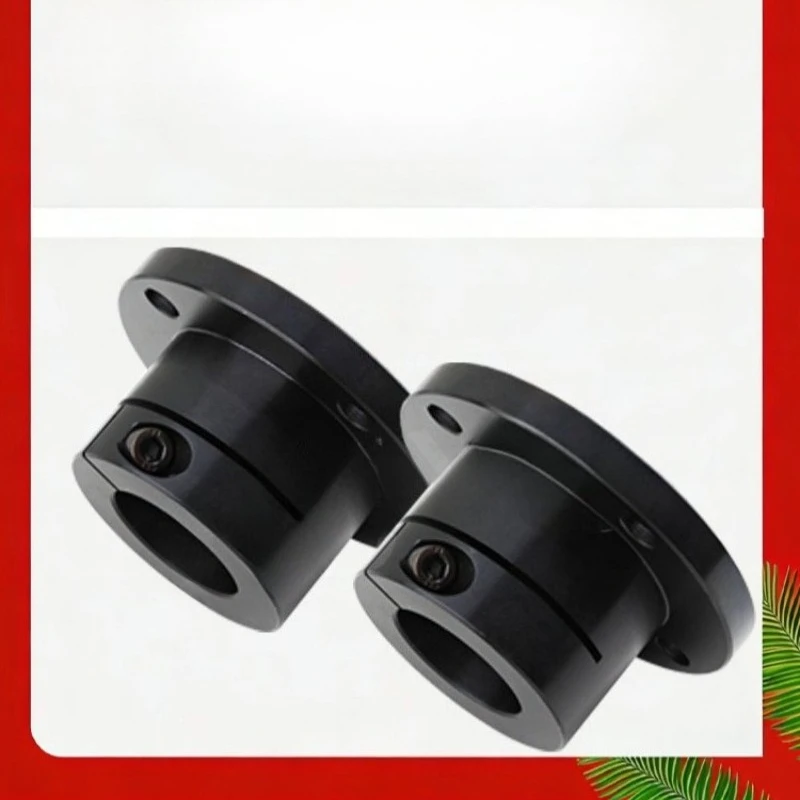 1pcs Open Type Guide Shaft Support Circular  Double Cut Standard Flange Sthwrb