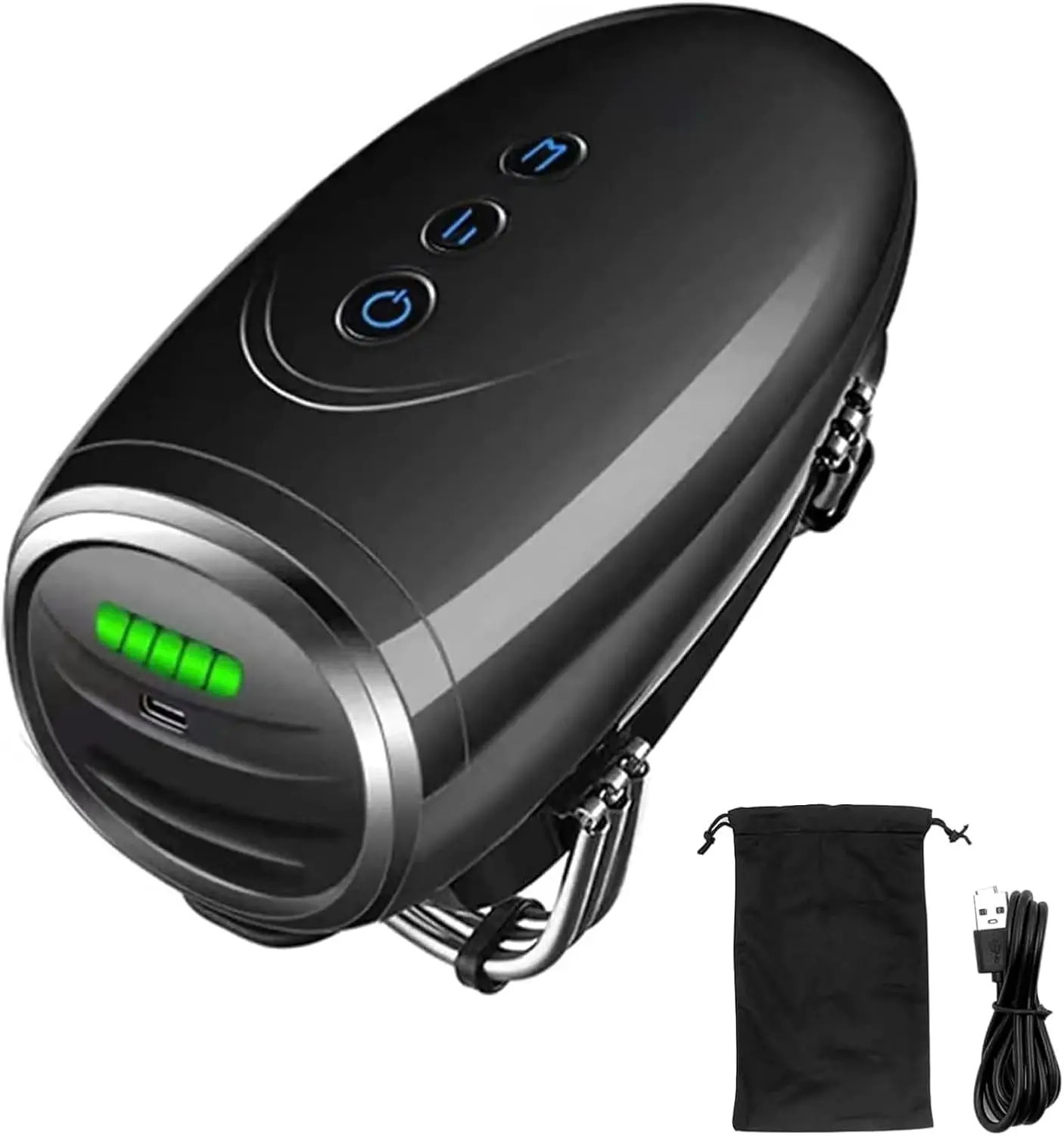 

Cordless Handheld/Barber Massager Massager, Charge Neck/Legs/Hand/Face Massager, 2 Massage Nodes 2600AMH （Black）