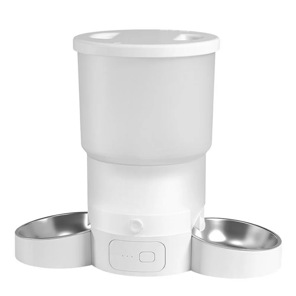 

Best Selling 5L Dual Bowls WiFi Remote Control Wet Dry Food Stainless Steel Smart Dog Feeder for Busy Owners
