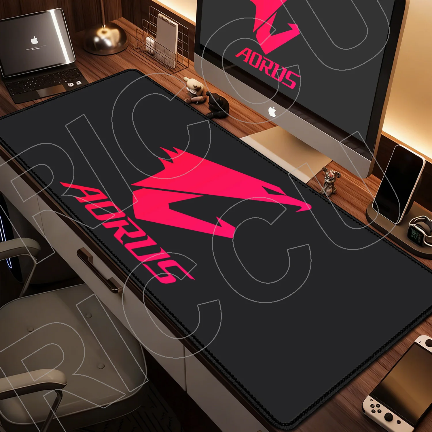 Natural rubber Rug 100x50cm AORUS Large Gaming Mouse Pad XXL Office Computer PC Gamer Laptop Mausepad Carpet Keyboard Desk Mat #1
