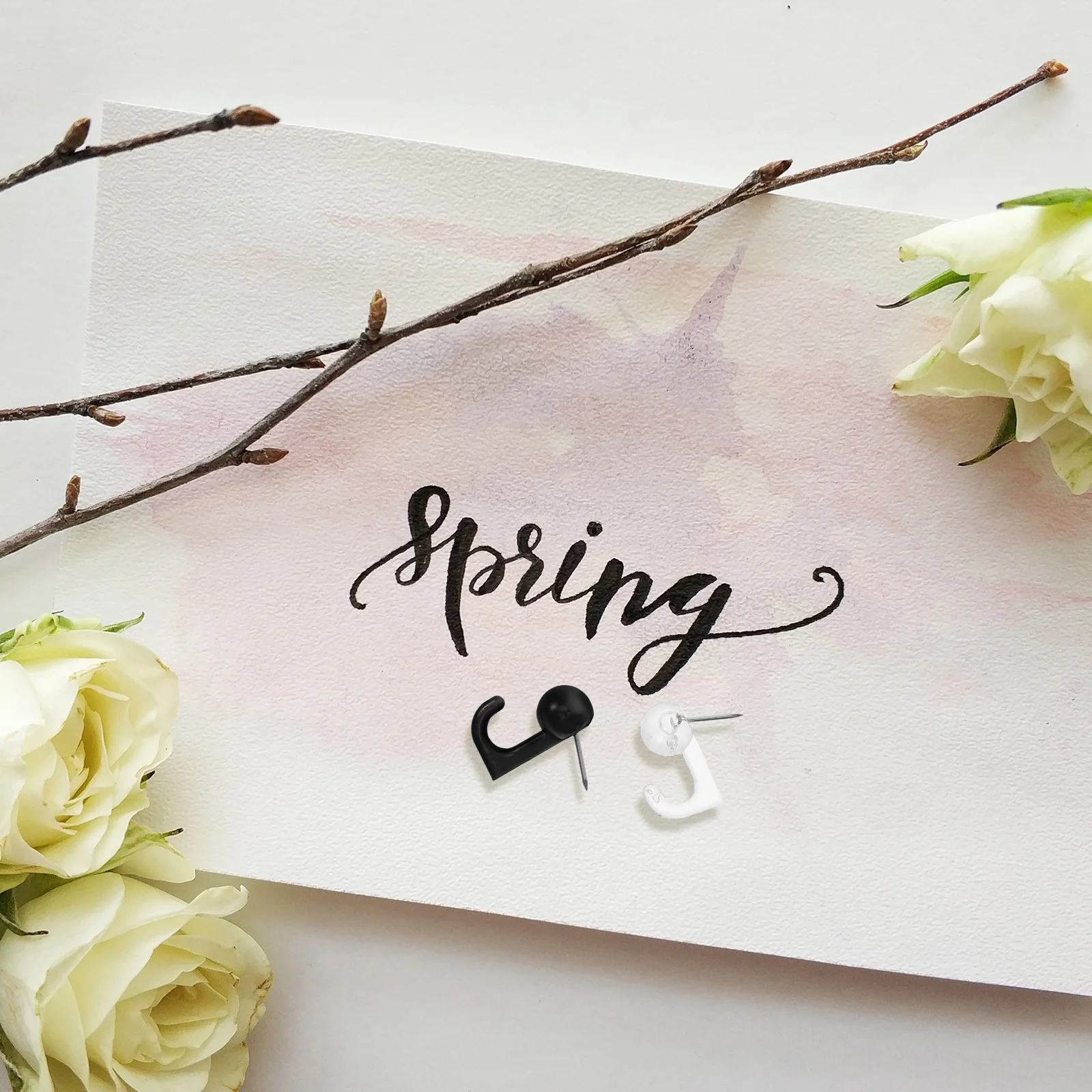 50pcs Multi-Function Thumb Tacks For Map Marking Bulletin Board Office Home Use Pushpins Small Reusable Tacks Crafts Decoration