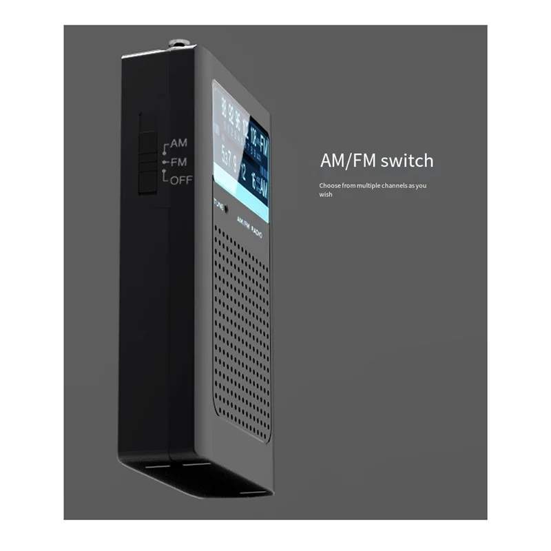 

Портативное аварийное метеорологическое радио BNVN-AM/FM с громким динамиком, встроенной антенной, идеальный карманный подарок для пожилых людей