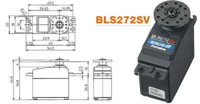 

FUTABA BLS272SV SB special steering gear high pressure brushless steering gear/helicopter miter