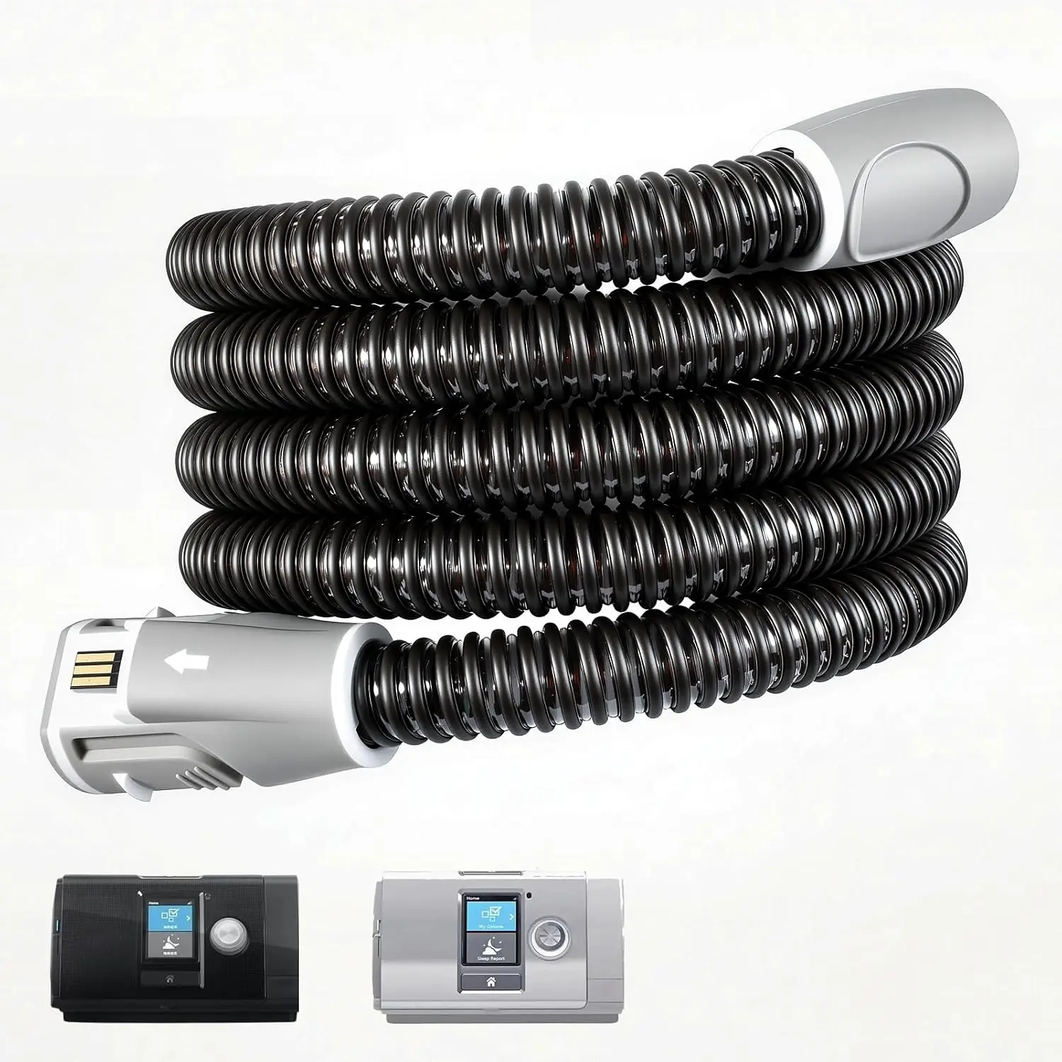 cpap-climatelineair-加熱チューブ-2m-65ft-、airsense-10-aircurve-10-s10-cpap人工呼吸器部品と互換性のある交換用ホース