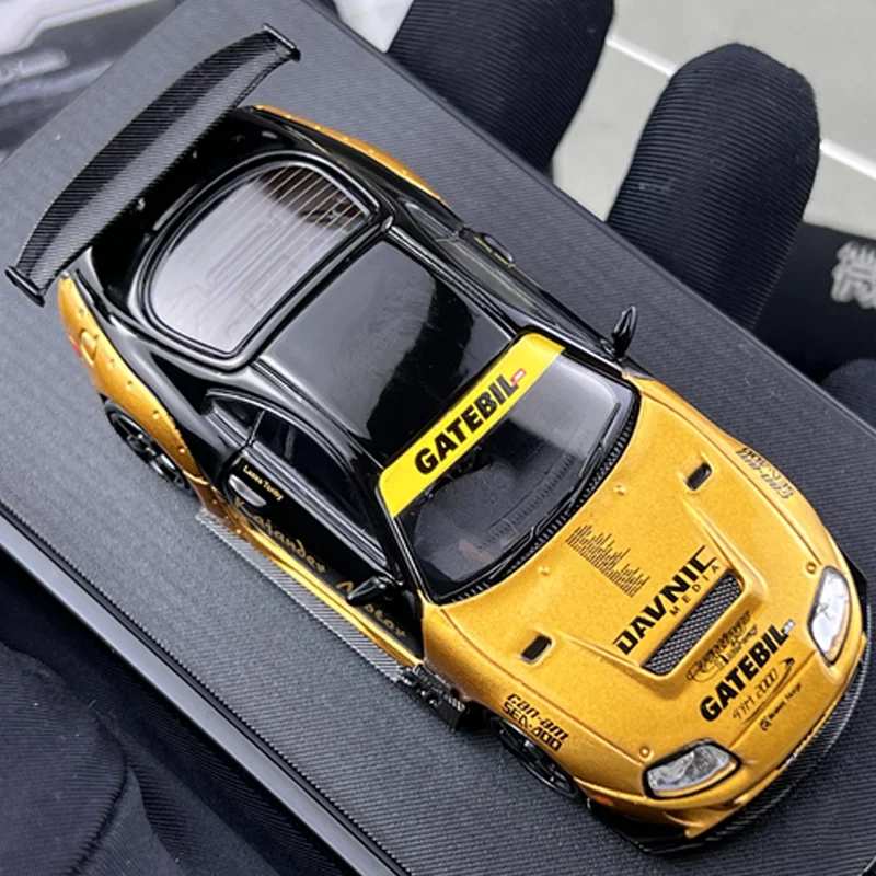 TM 1/64 Toyota Supra A80Z Art Work Limited Edition Twin Auto Pakket Legering Speelgoed Motor Diecast Metaal Model Gift