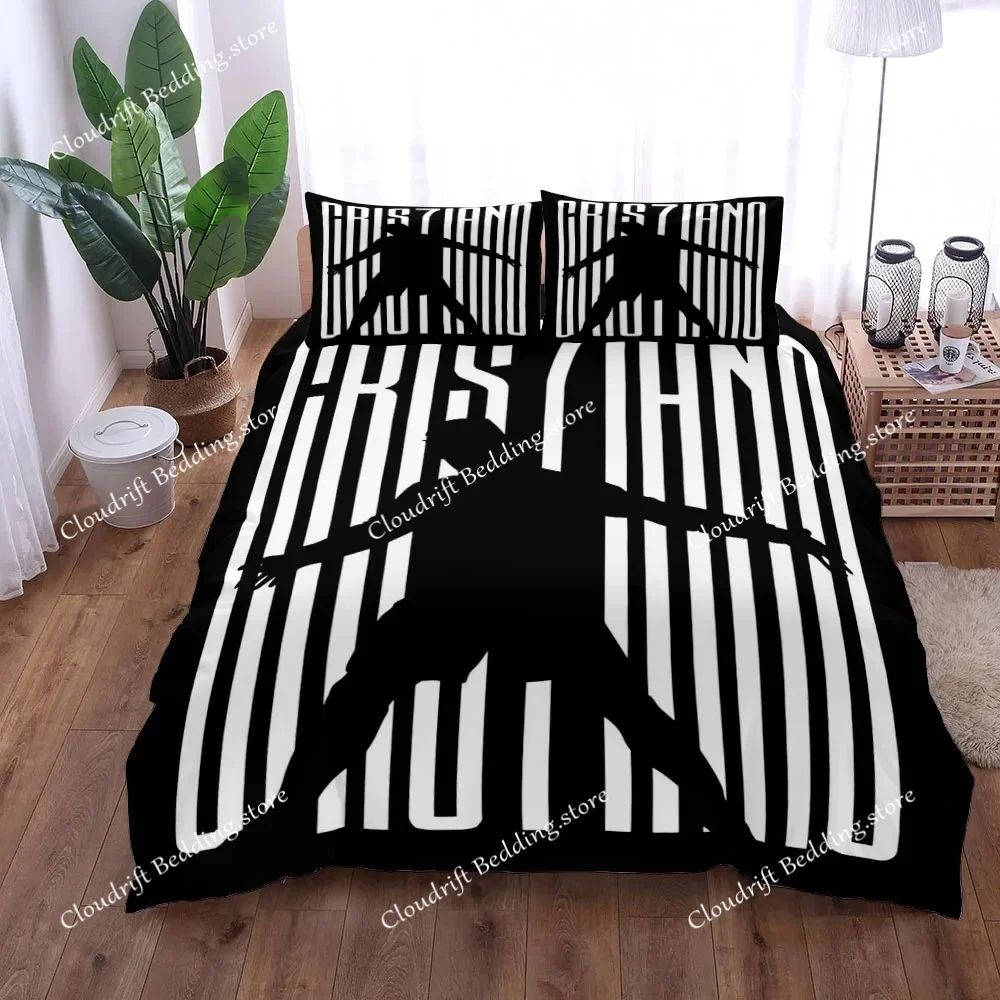 

National Soccer Team Core Player Number Duvet Cover Set EU Single Double King US Twin Full Queen Size Bedclothes