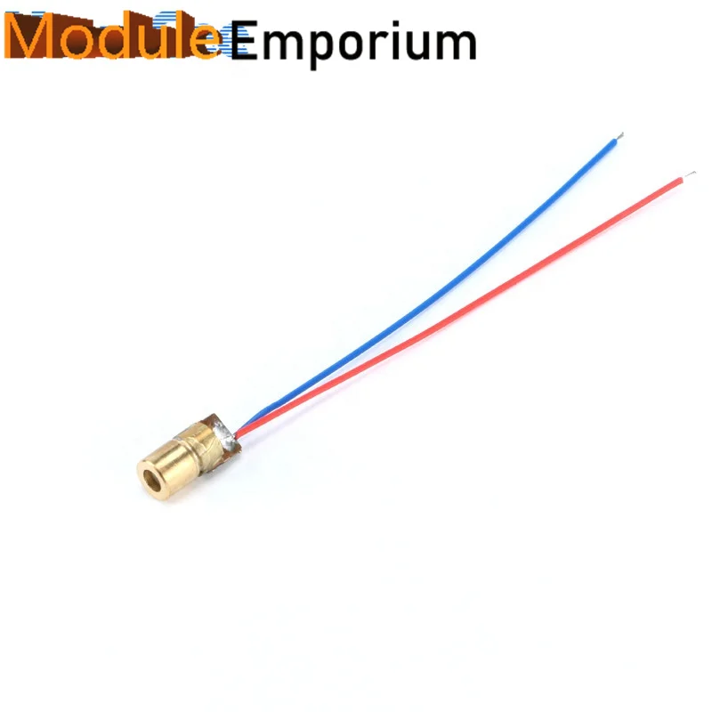 650nm 6mm DC 5V 5mW Laser Dot Diode Module