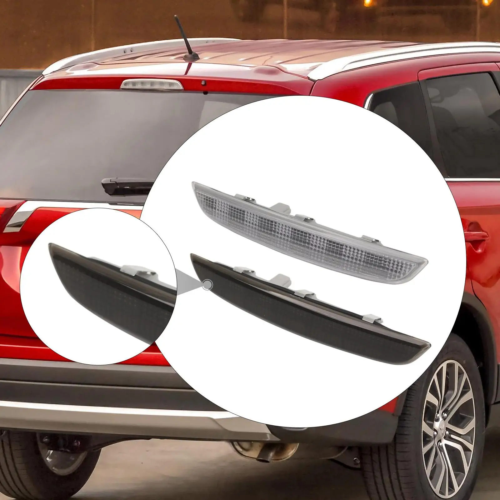 

Automotive Rear High Mount Brake Light Plastic Lamp 8334A113 for Mitsubishi Outlander 2013-2016 Vehicle Replacement