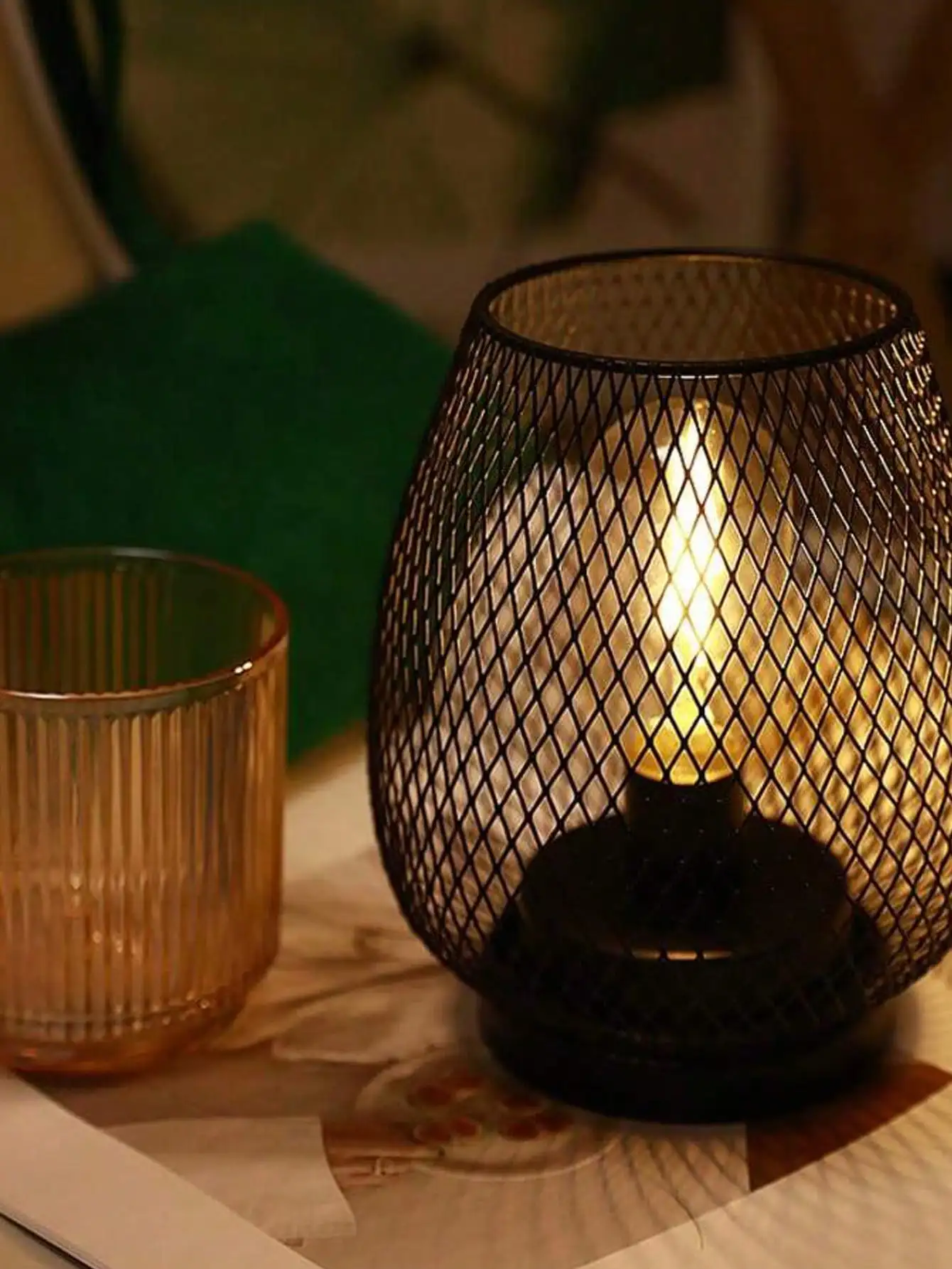 

Beige Multi-Layer Foldable Transparent Cosmetic Organizer for Dresser & Bathroom