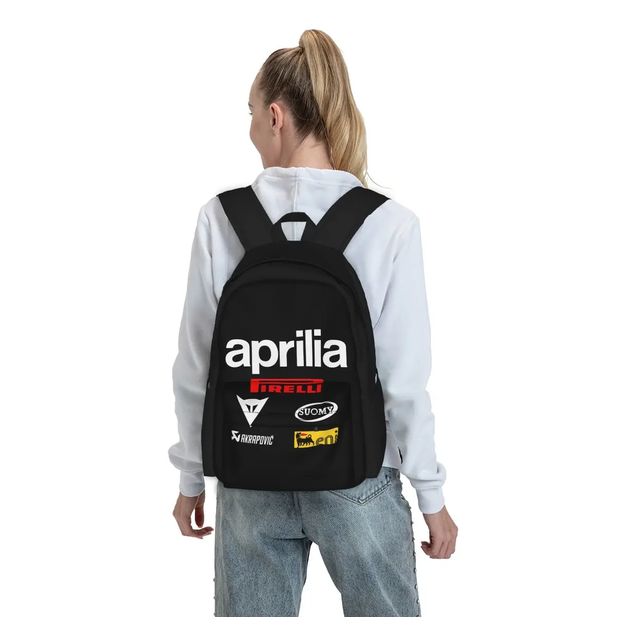 Aprilia Italian Sport Motorcycles P-280 Large Capacity Backpack Hot Portable Sports Bag Clothes Backpacks