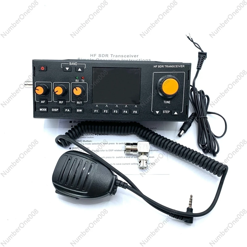 

RS-918 Plus HF SDR Transceiver MCHF-QRP Transceiver Amateur Shortwave Radio With Microphone Charger 3.4AH