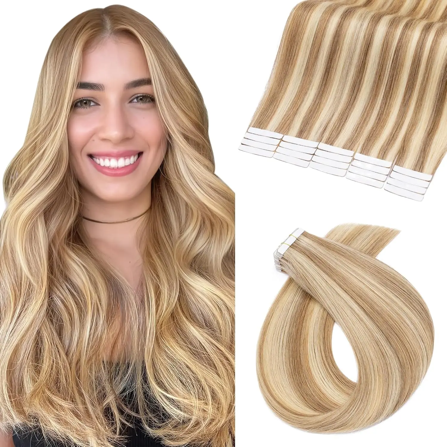 

Накладные волосы Jessie's Wig 12P613 на ленточной основе, натуральные, 16-26 дюймов