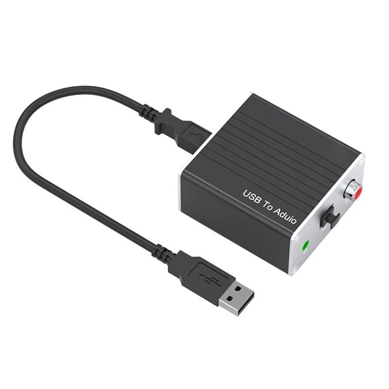 

USB External Sound Card Power-Free Coaxial Digital Audio Converter Computer HiFi Mobile Phone to AUX for PS5 to Fiber