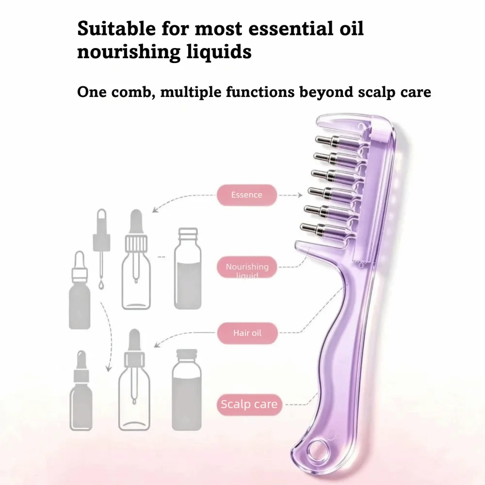Multi-Function Mini Portable Head Applicator Hair Care Scalp Nourish Hair Firming Applicator Anti-Frizz Anti-Static