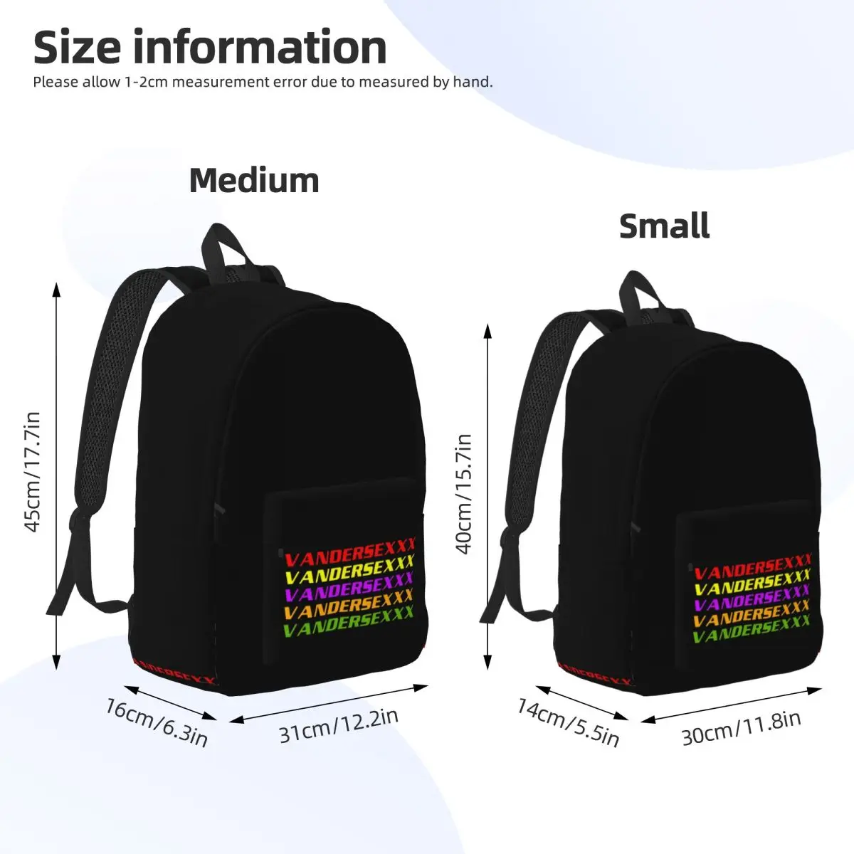 Club Vandersexxx Backpack Daypack Large Capacity Kids BookBag School Bag Shoulder Bags for Men Women