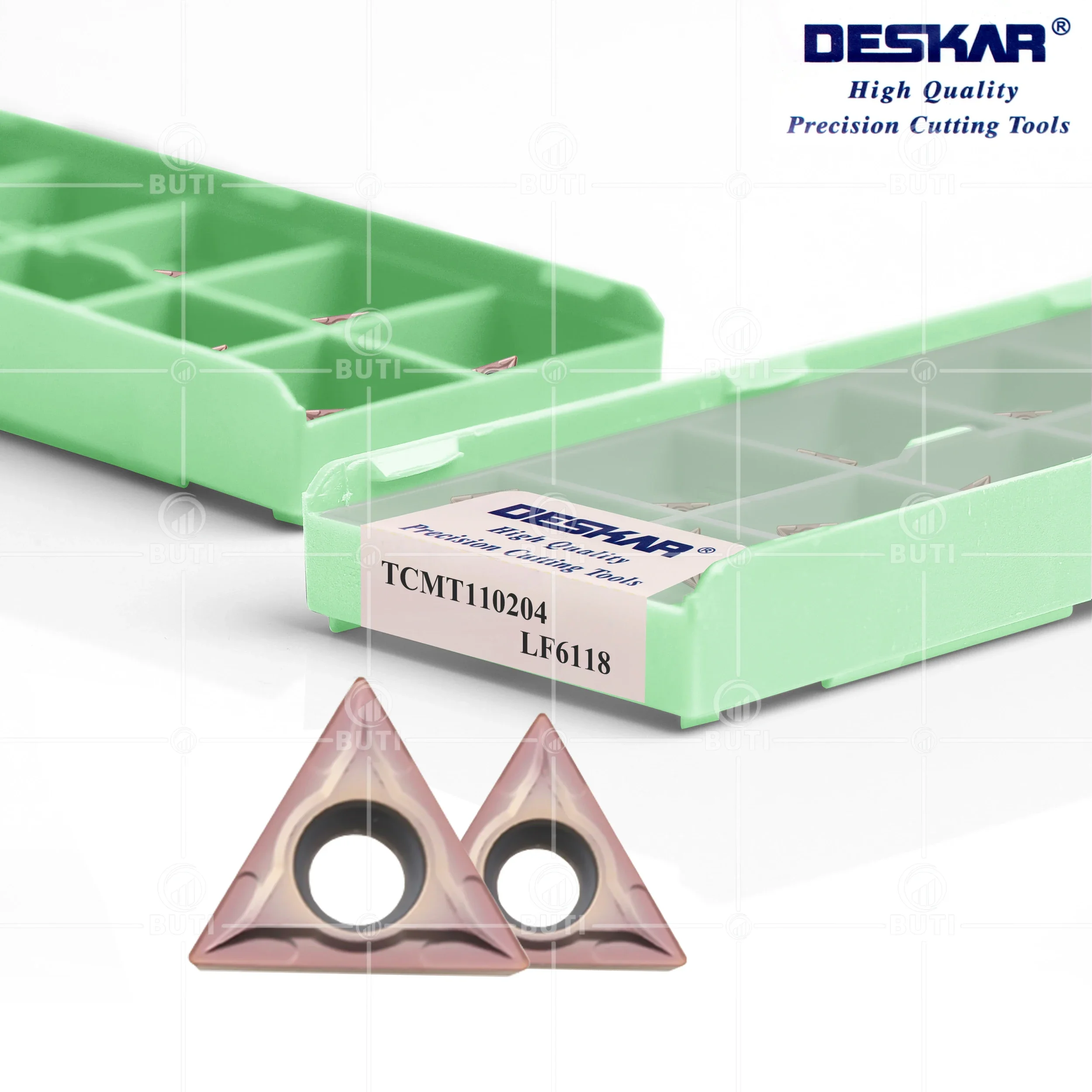 DESKAR 100% Original TCMT090204 TCMT110202 TCMT110204 TCMT110208 TCMT16T304 TCMT16T308 CNC Turning Carbide Inserts Lathe Cutting