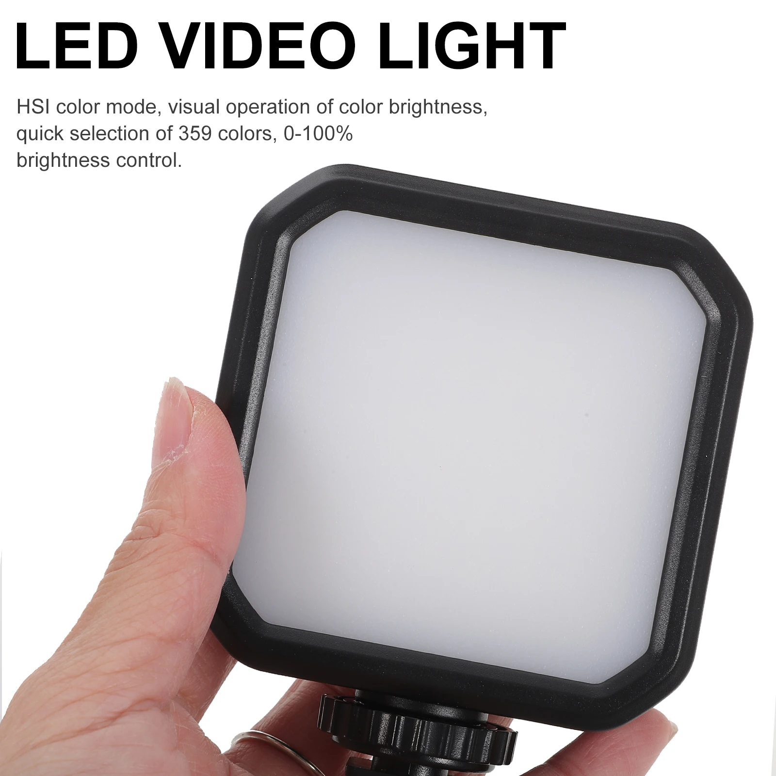 

Rgb Video 359 Colors 0-100% Dimming Led Camera 30 Rechargeable Portable Video Lighting For Dslr Action Camera