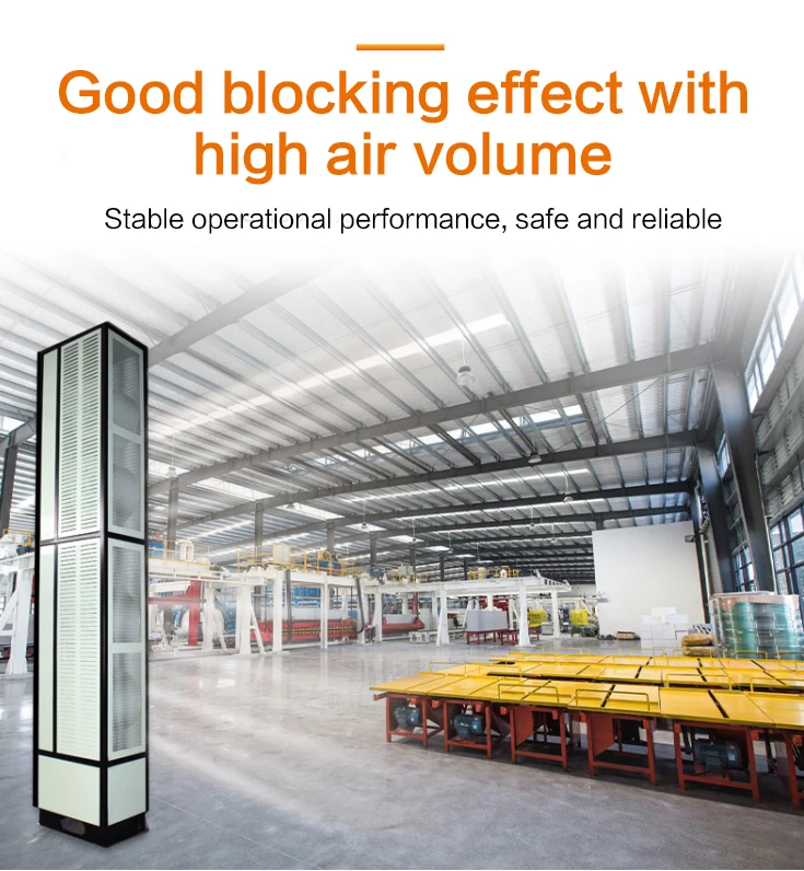 v Side Blowing Keeping Room Cool Electric Fan Wind air Curtain Machine Lateral Style Luxury Centrifugal