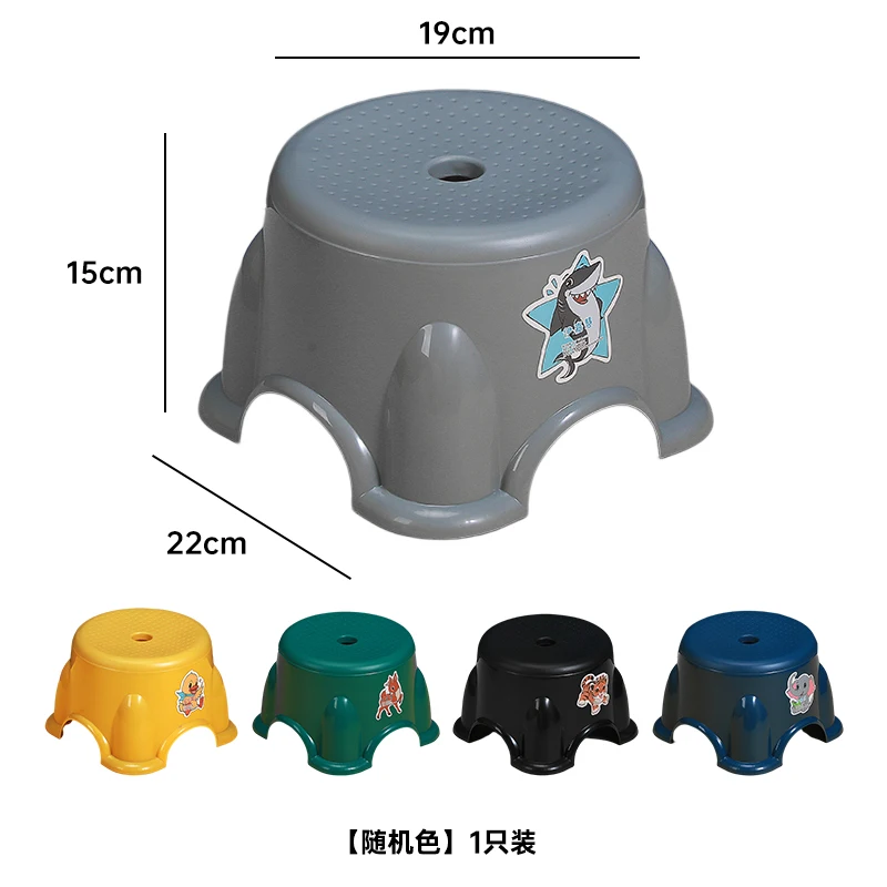 

Small stools, foot stepping rubber stools, plastic benches, household children's stools, round stools, thickened anti slip