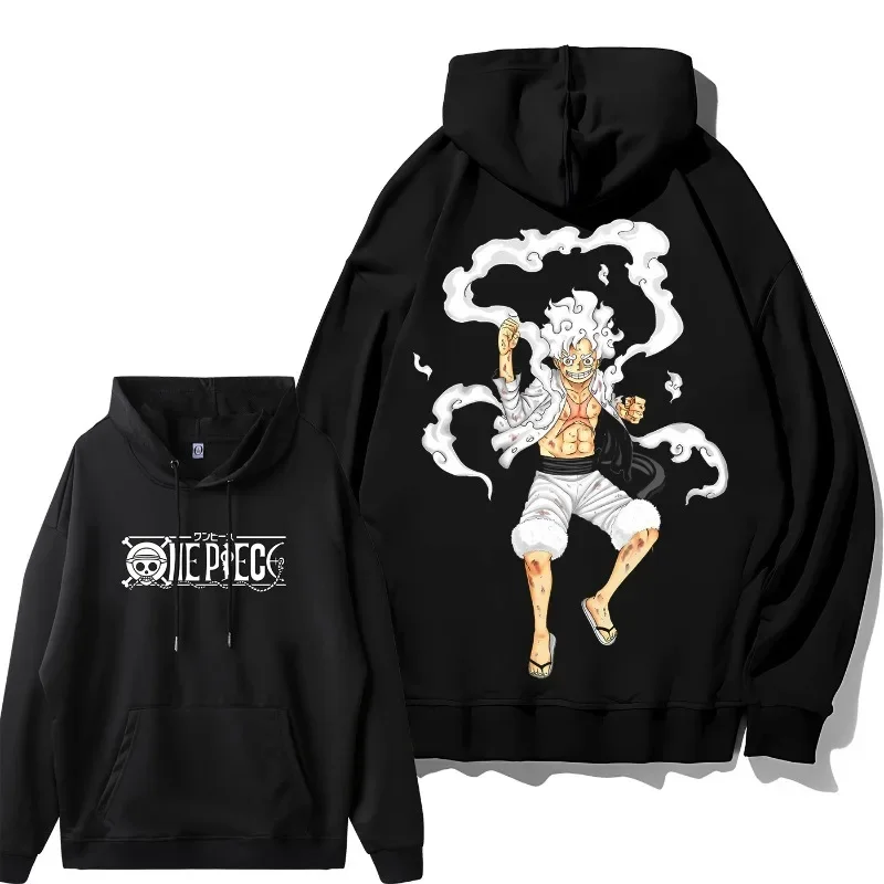 ONE PIECE 2025, neuer heißer peripherer Mann für den zweiten Tag, einteilig, einteilig, Strohhut, Ruffy-Trend, lässig, großer Kapuzenpullover