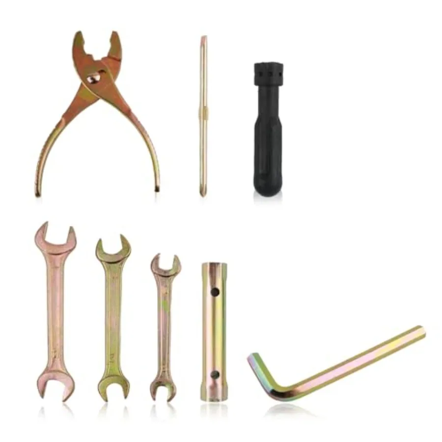 

8 шт. портативный набор инструментов для мотоцикла с отверткой, гаечный ключ для свечей зажигания, гаечный ключ для ремонта мотоциклов OntheGo MultiPur