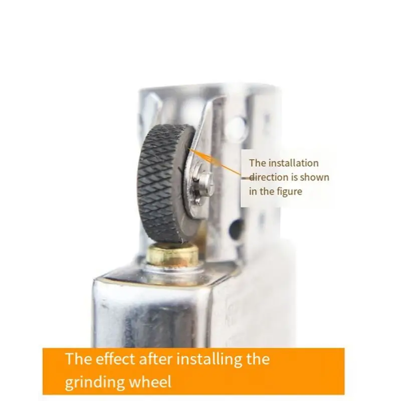 A61P Suitable For ZIPPO Lighter Steel Wheel Grinding Wheel Lighter Gear Sparkling Wheel Flint Wheel Accessories Parts