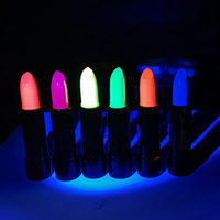 Blacklight Neon Lipstick Face Body Paint Glow in the Dark UV Reactive Light up Clubbing Costume Makeup UV Glow Party Supplies