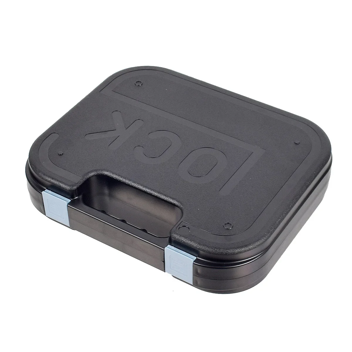 Waterproof ABS Padded Handgun Pistol Case  Portable Plastic Suitcase For Glock Storage  Multifunctional Durable Box