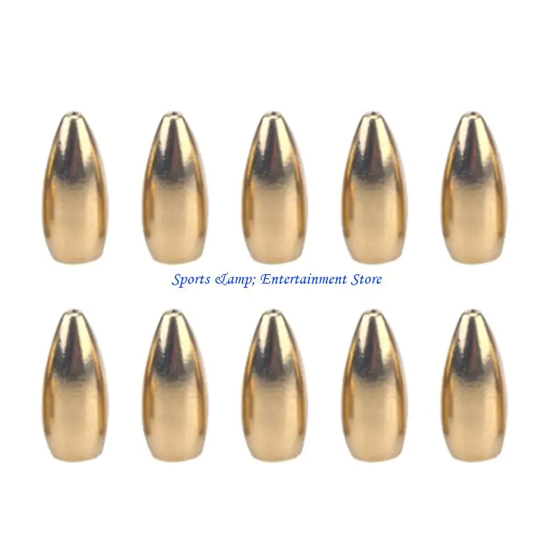 G7NF Rusts Proof Fishing Sinkers Bean Universals Fishing Weight Space Bean
