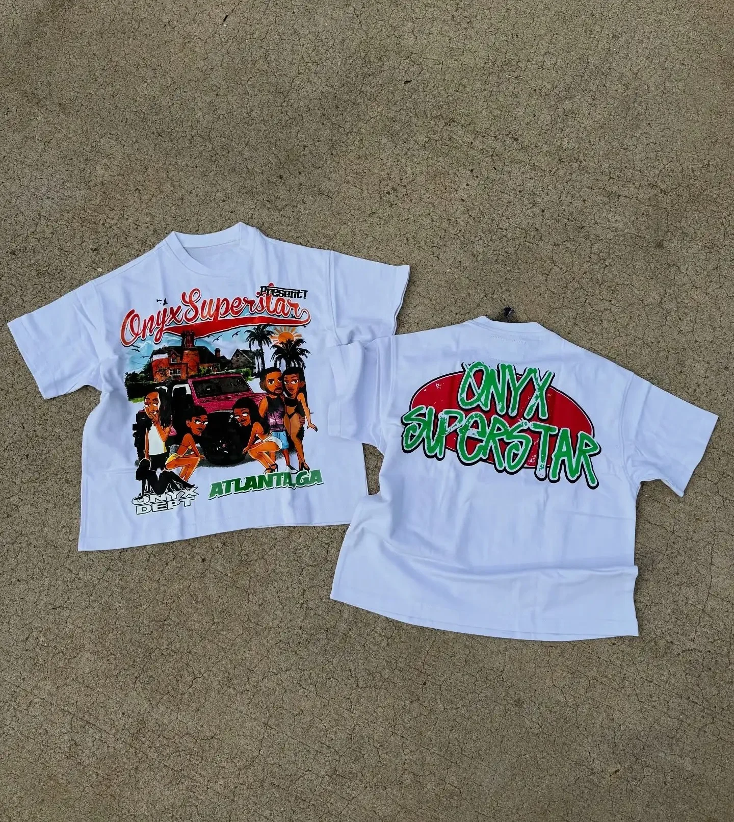 

Мужская/женская футболка с мультяшным принтом Onyx Superstar, винтажная укороченная футболка в стиле хип-хоп, уличная одежда, повседневные топы для ежедневной носки