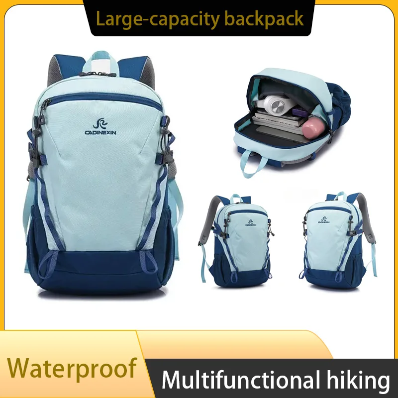 

Прочный и дышащий рюкзак на два плеча, спортивный рюкзак для улицы, многофункциональная водонепроницаемая сумка для путешествий и отдыха.