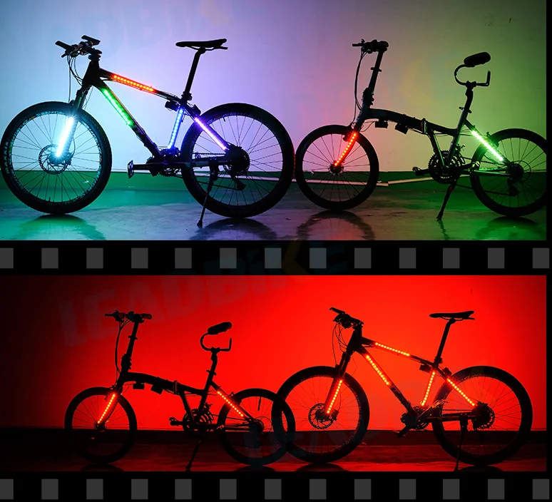 Decoration Front Rear Wheel Rechargeable Bike Warning Lamp Bicycle Spoke Light