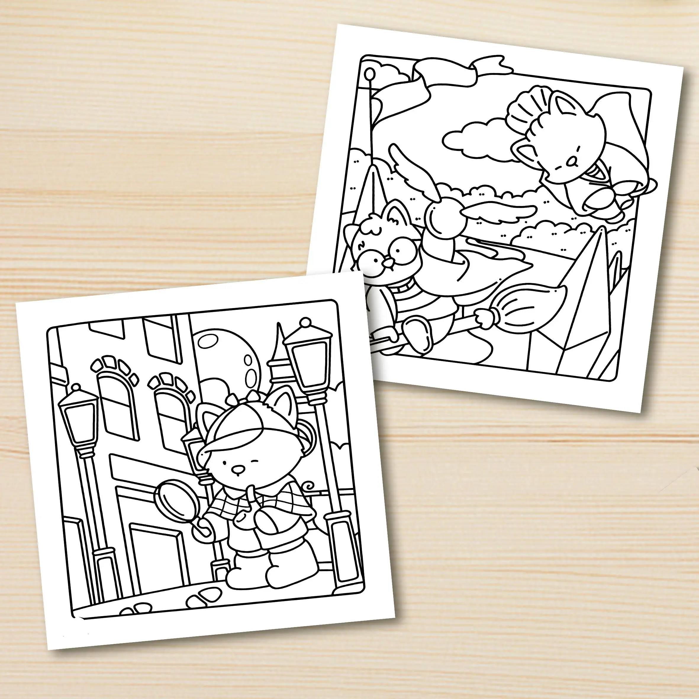 FUZZY MOVIES Bold-easy Patterns Coloring Book for Adults Cute Drawing Book Perfect Gift for Party and Birthday