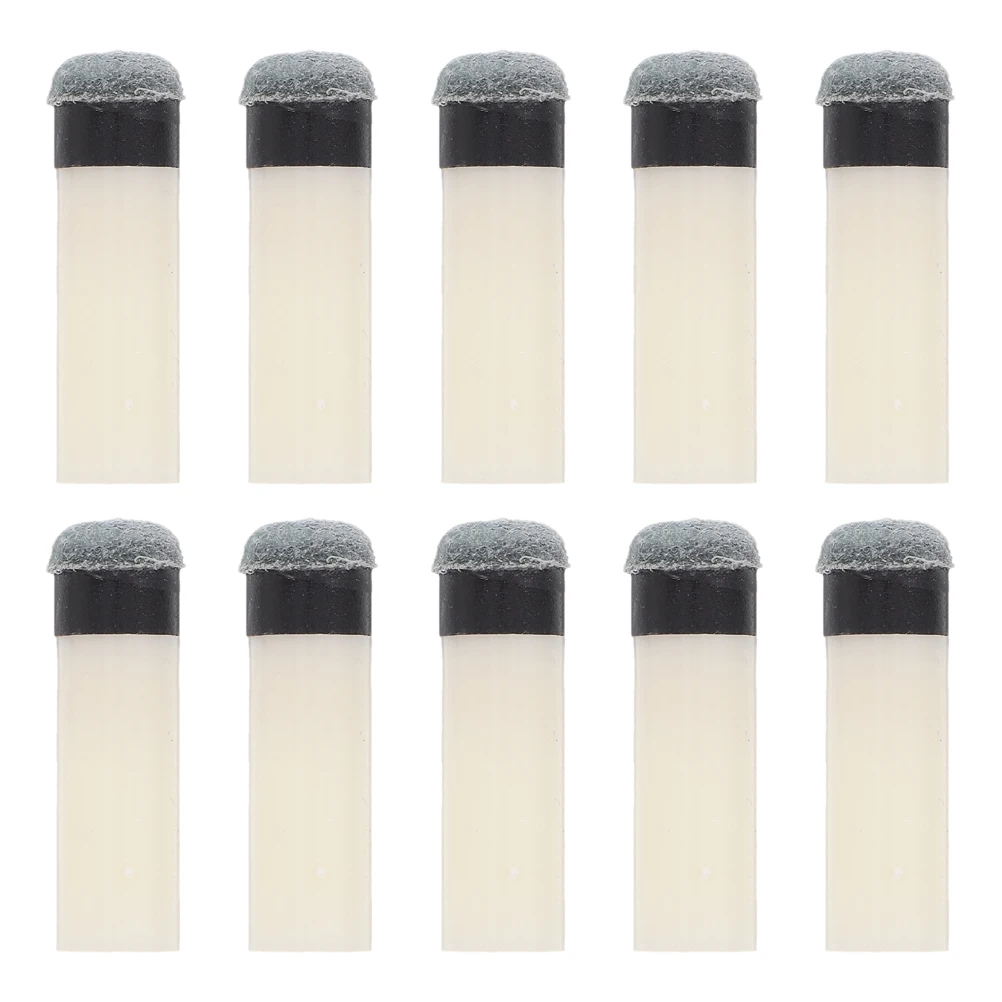 

10 шт., сменный комплект для бильярда, стандартный размер, насадки для бильярдных киев, сменный комплект, пластиковые палочки для бассейна, аксессуары, портативные