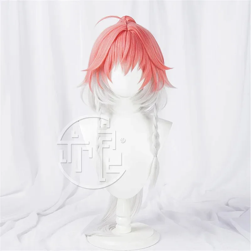 2025 aaa 게임 워더링 웨이브 창리 코스프레 가발 80CM 긴 빨간색 흰색 머리 진저우 진시 할로윈 파티 여성 소녀 소품 액세서리