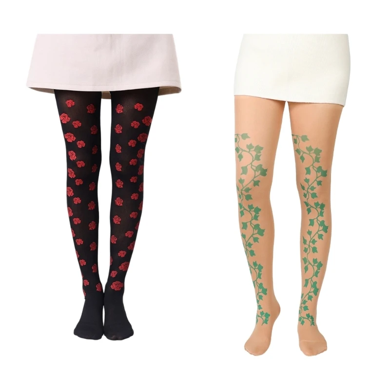 E15fハロウィーンダンスパーティーをテーマにしたデザインのパンスト