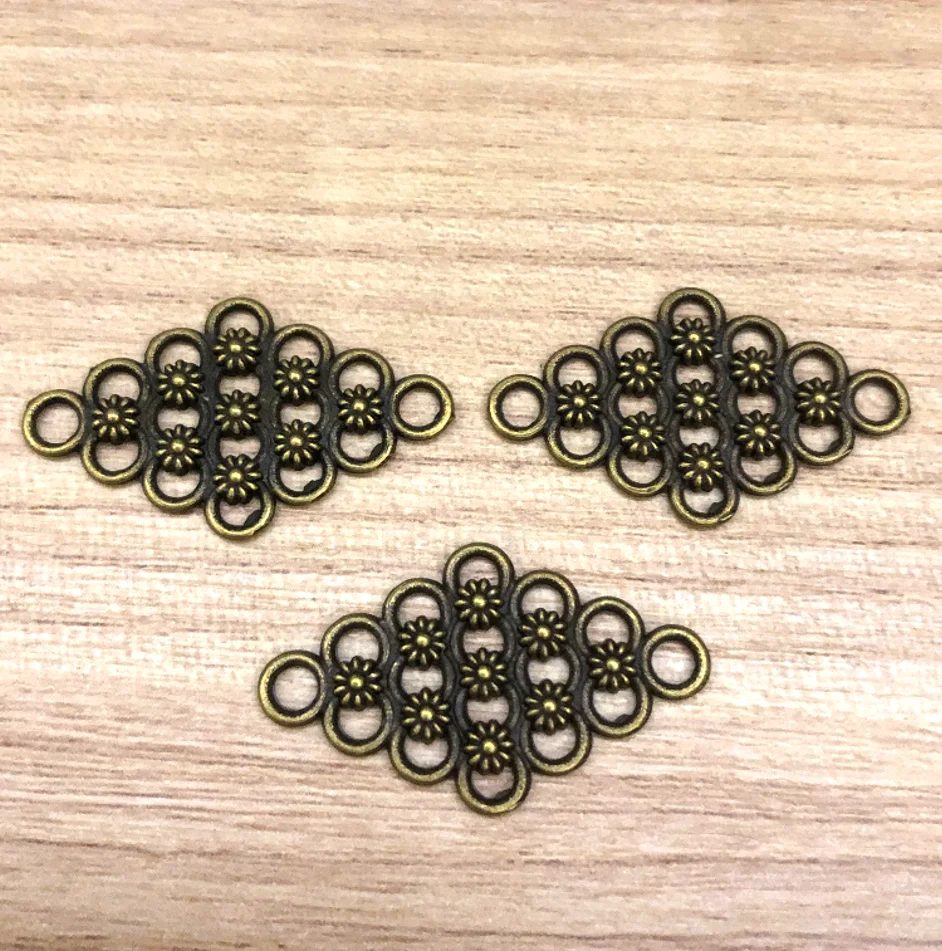 

10pcs 29*17mm flower connector handmade accessories HW4024