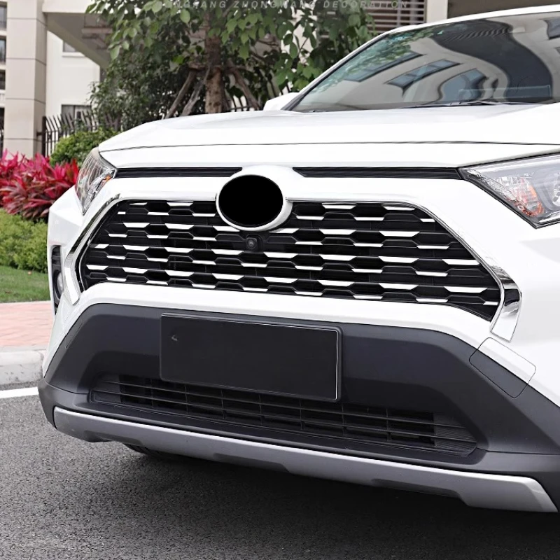 

Для Toyota RAV4 цыганский фарфор сетка украшение передней части лица яркая полоса внешний вид украшения интерьер автомобиля модификация аксессуары