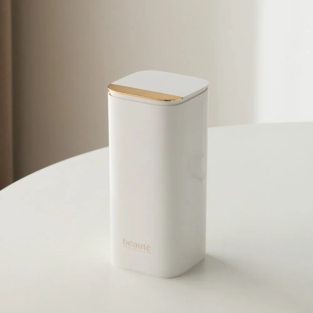 Automatischer Hebe-Make-up-Pinselhalter, staubdicht, große Kapazität, Desktop-Make-up-Werkzeughalter, wasserdicht, mit Deckel, Lippenstifthalter