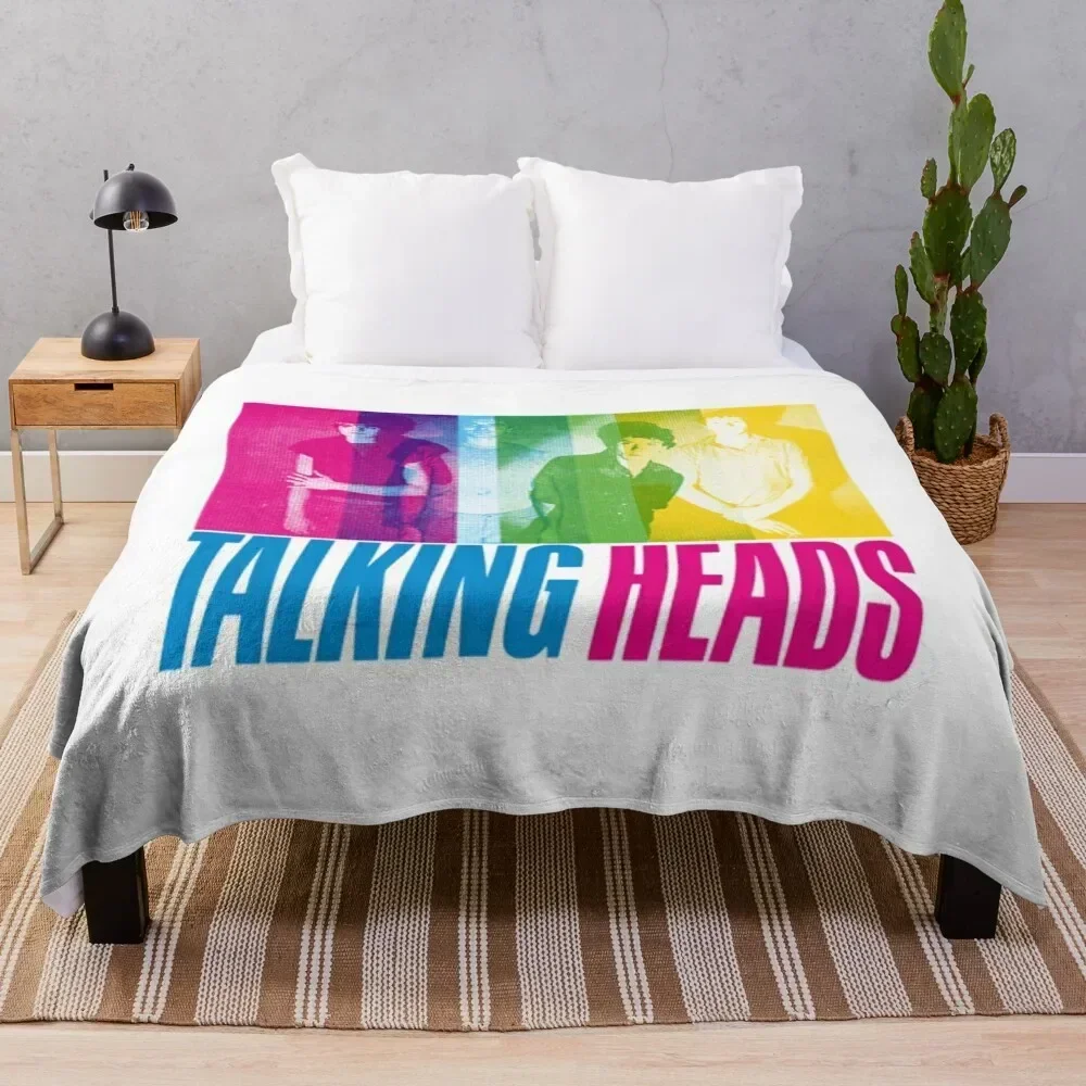 

Talking Heads Throw Blanket Portable Lightweight Blanket for Travel Camping