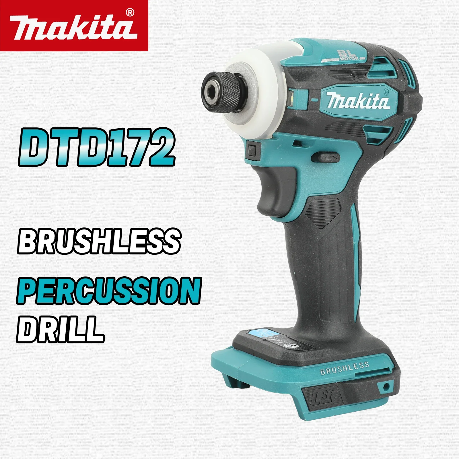 DTD172 Brushless Driver Drill Electric Screwdriver Impact Hand Electric Drill Electric Tool For Makita 18v Battery Pins