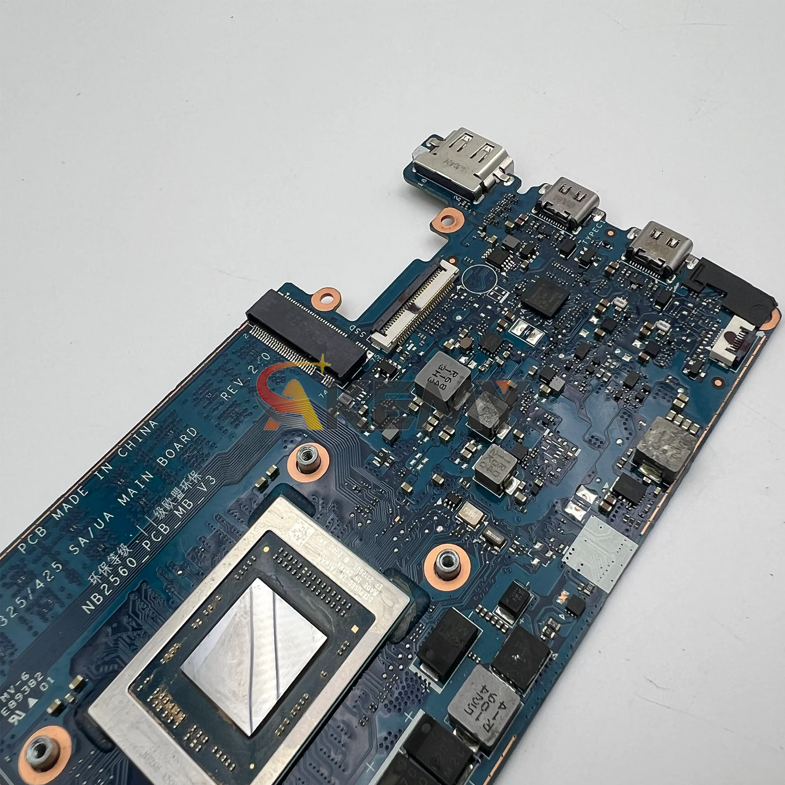 Ux325sa placa-mãe do portátil para asus zenbook u3700u u4700u ux325sa ux325s notebook mainboard com r3 r5 r7 cpu 100% testes ok stk