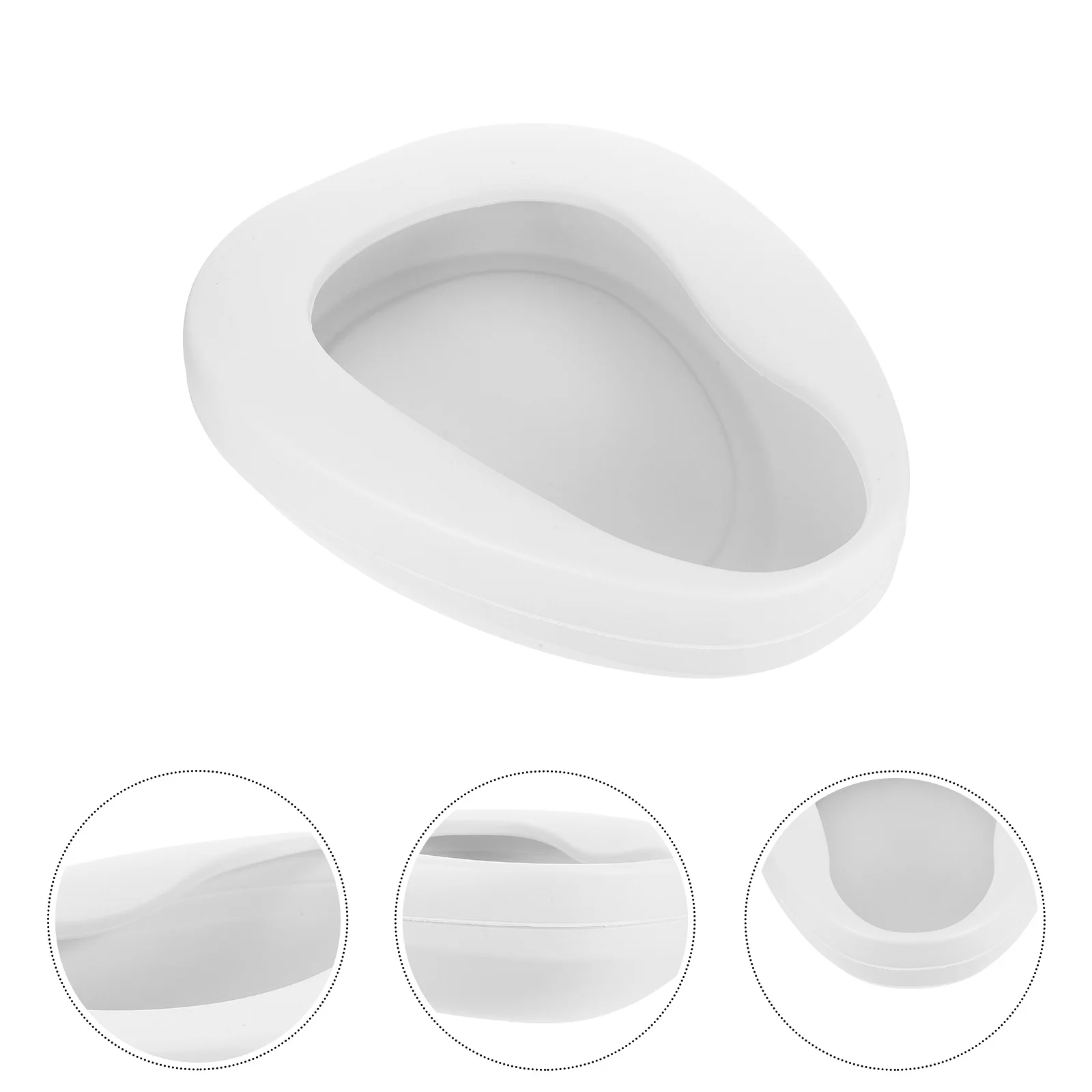 المحمولة Bedpan مانعة للتسرب المسنين السرير قعادة مريحة لمرضى طريح الفراش مستشفى المنزل استخدام الإناث مبولة تبول دلو #1