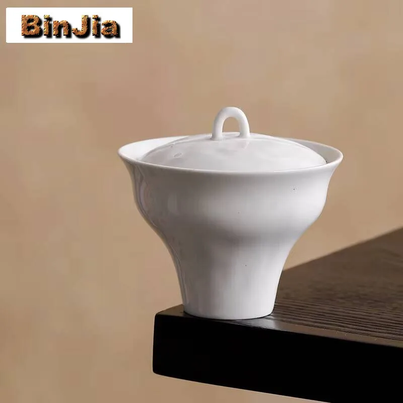 

130 мл растительный пепел, крышка ручной работы, миска для дома, большой размер, гавань, чайная варенья для медитации, древняя посуда для напитков, украшения