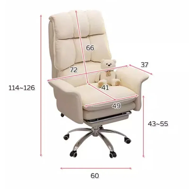 Makeup Chair Kids Kneeling Armchairs Computer Adhd Recliner Nordic Posture Correction Writing Mesh Individual Reclining Meeting